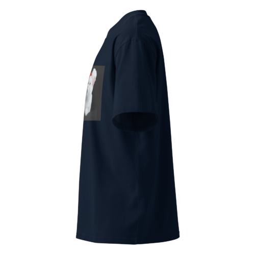 Oversized Unisex Bio-T-Shirt mit breitem Kragen